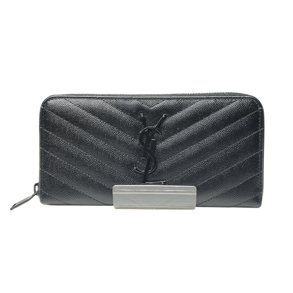 Saint Laurent leather long wallet